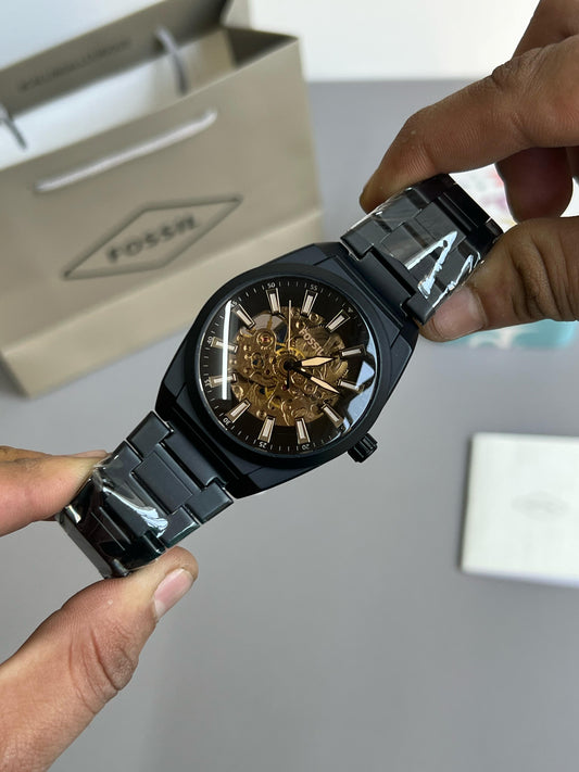 Fossil Automatic Watch With Steal Strap