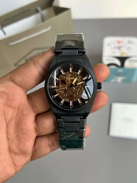 Fossil Automatic Watch With Steal Strap