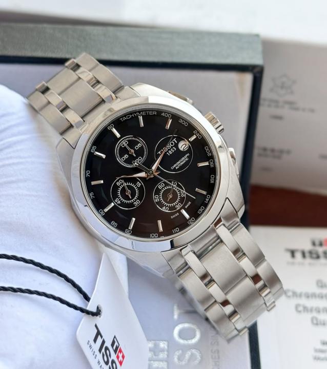 TISSOT 1853 SILVER BLACK PREMIUM WATCH