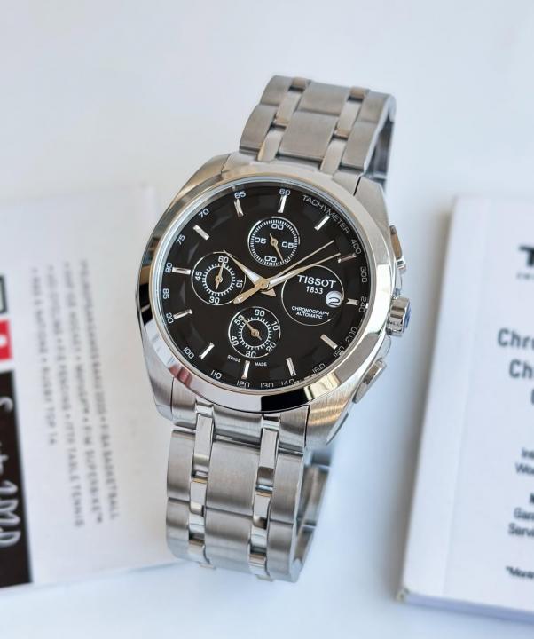 TISSOT 1853 SILVER BLACK PREMIUM WATCH
