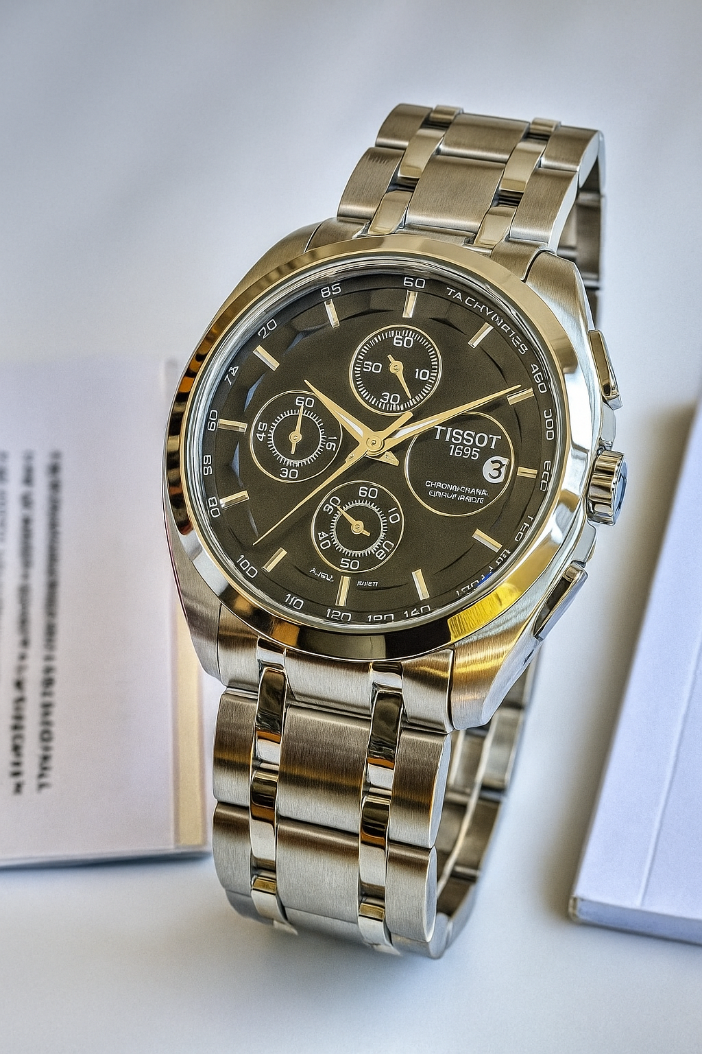 TISSOT 1853 SILVER BLACK PREMIUM WATCH