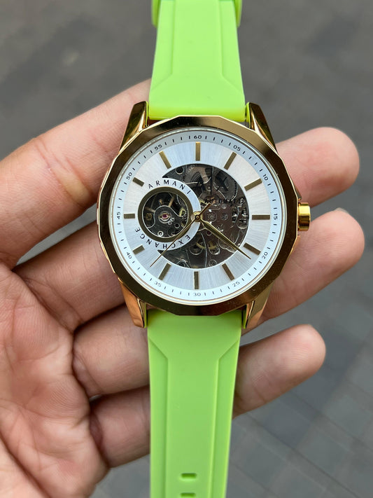 Armani Exchange Meccanico Automatic Neon