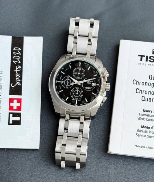 TISSOT 1853 SILVER BLACK PREMIUM WATCH