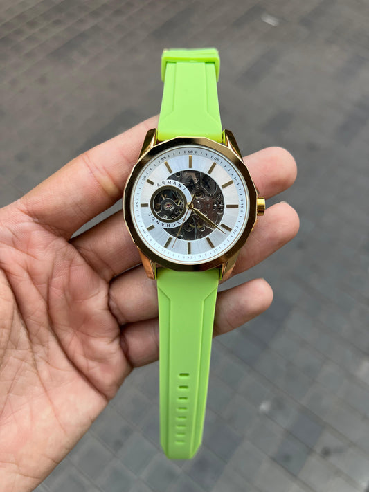 Armani Exchange Meccanico Automatic Neon